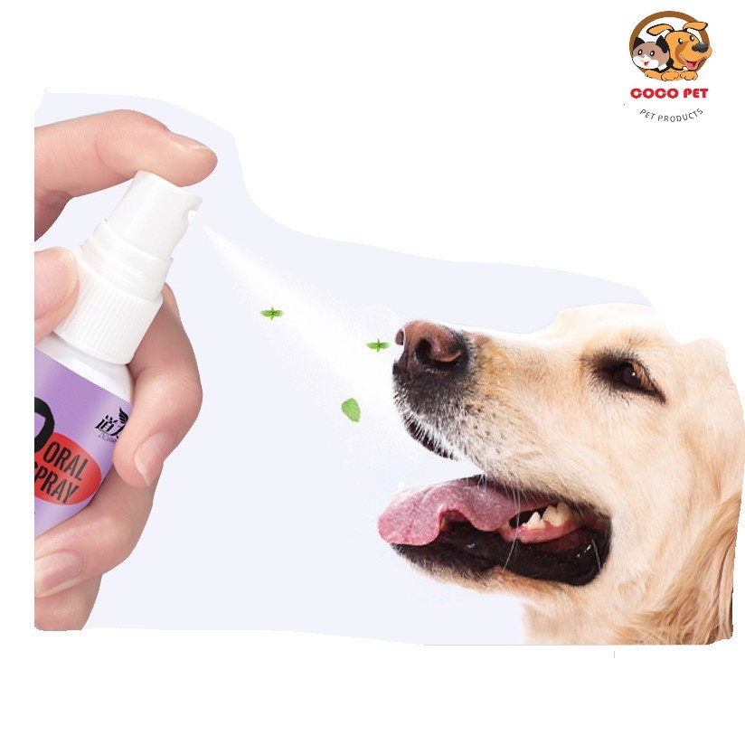 Nước Xịt Thơm Miệng, Diệt Khuẩn Khử Mùi Hôi Chăm Sóc Răng Miệng Cho Chó Mèo ORAL SPRAY PET 120ml