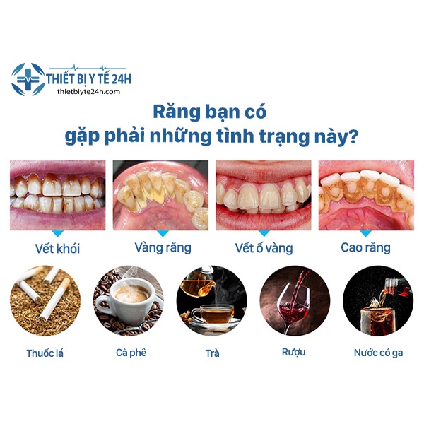 Máy Lấy Cao Răng [Freeship] Máy Cạo Vôi Răng - Bảo Vệ Chân Răng, Duy Trì Tuổi Thọ Cho Răng, Giữ Cho Răng Trắng Sáng