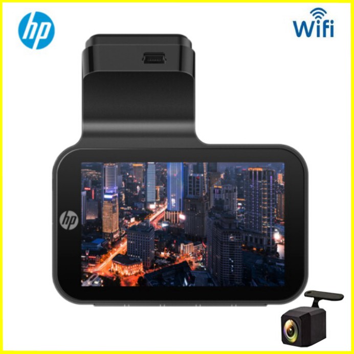 Sản phẩm Camera hành trình ô tô thương hiệu cao cấp HP tích hợp camera lùi Wifi GPS - f975x .