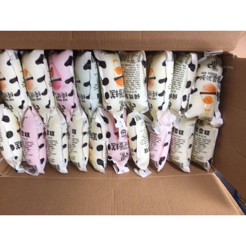 Sỉ thùng 40 gói kem thạch sữa chua đài loan 4 vị