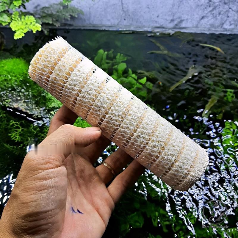 Sứ Củ Sen - Sứ Xoắn Keyrsin (4x16cm) | Vật Liệu Lọc Cho Hồ Cá, Thuỷ Sinh