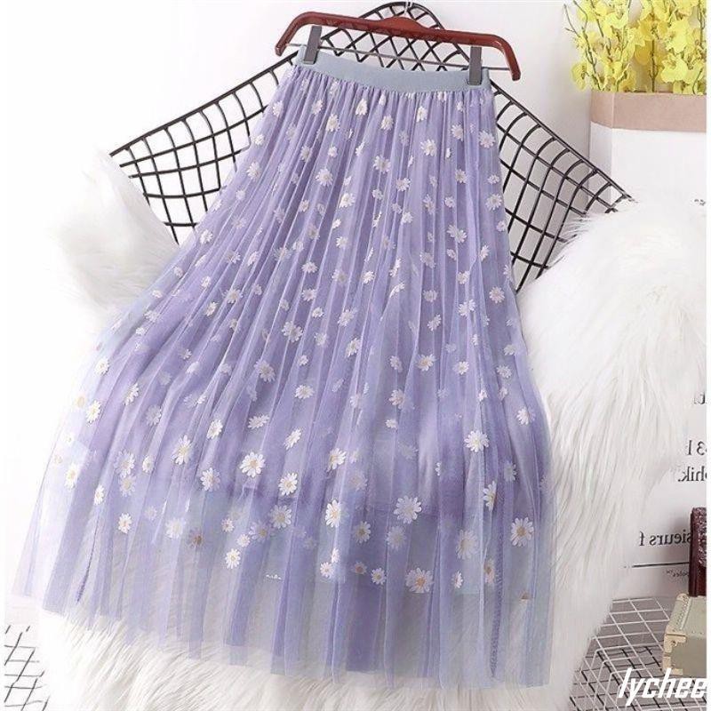 Chân váy xòe xinh xắn thời trang cho trẻ em từ 1-15 tuổi