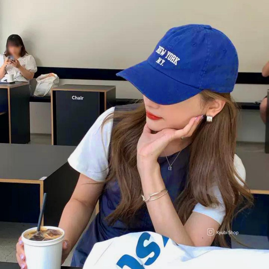 Mũ nón xanh lá lưỡi trai L.A 98 - Nón kết phong cách Hàn quốc màu Trendy KYUBI