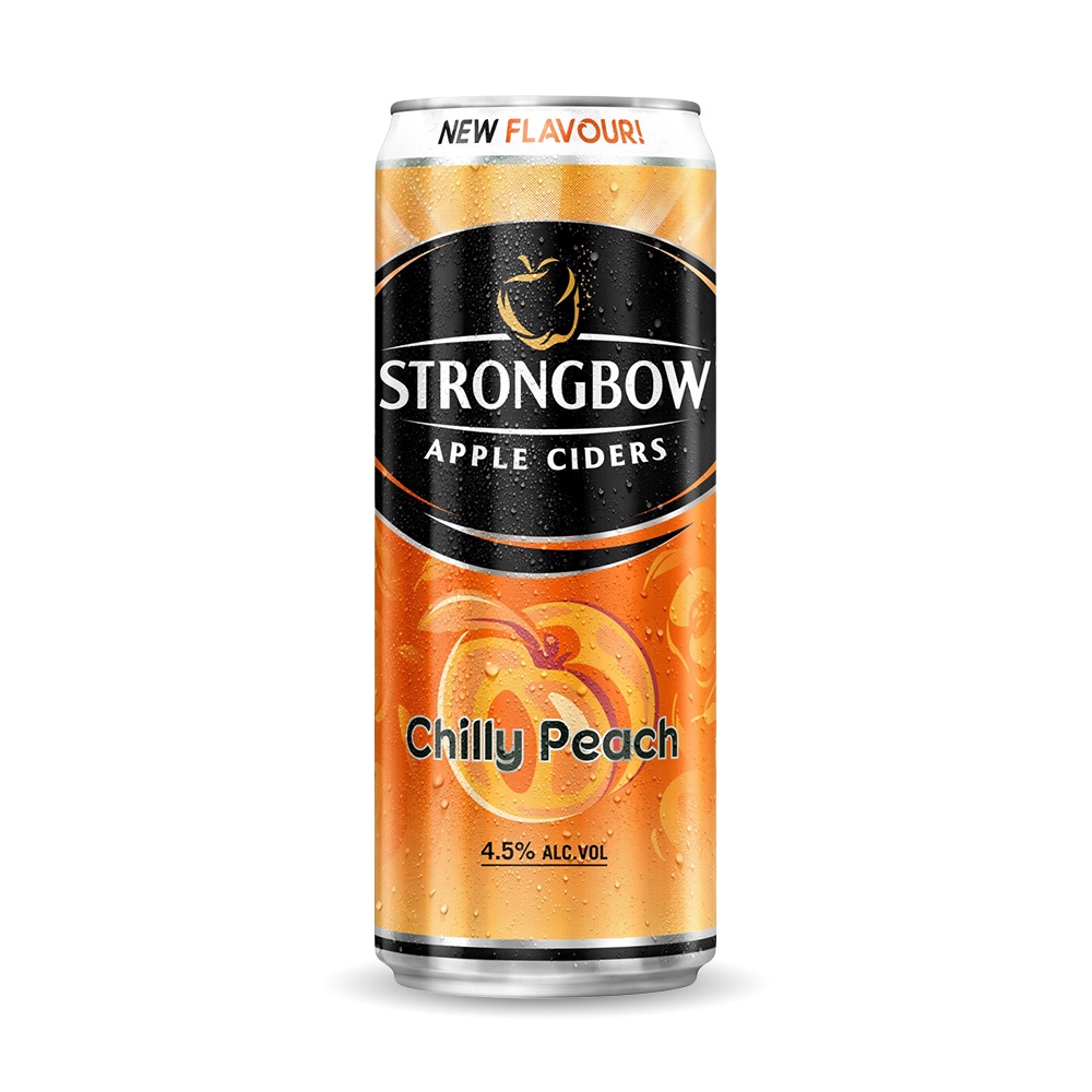 HỎA TỐC HCM - Combo 3 Thùng 24 lon nước táo lên men Strongbow Vị Đào 330ml/lon