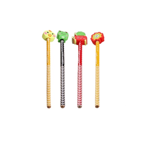 Bút Chì Kèm Tẩy Nhiều Màu Siêu Dễ Thương - Bút Chì cho học sinh