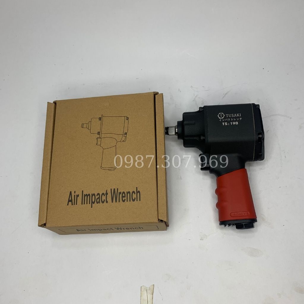 Súng vặn bulong  TUSAKI-198, súng 1/2 inch TUSAKI lùn.