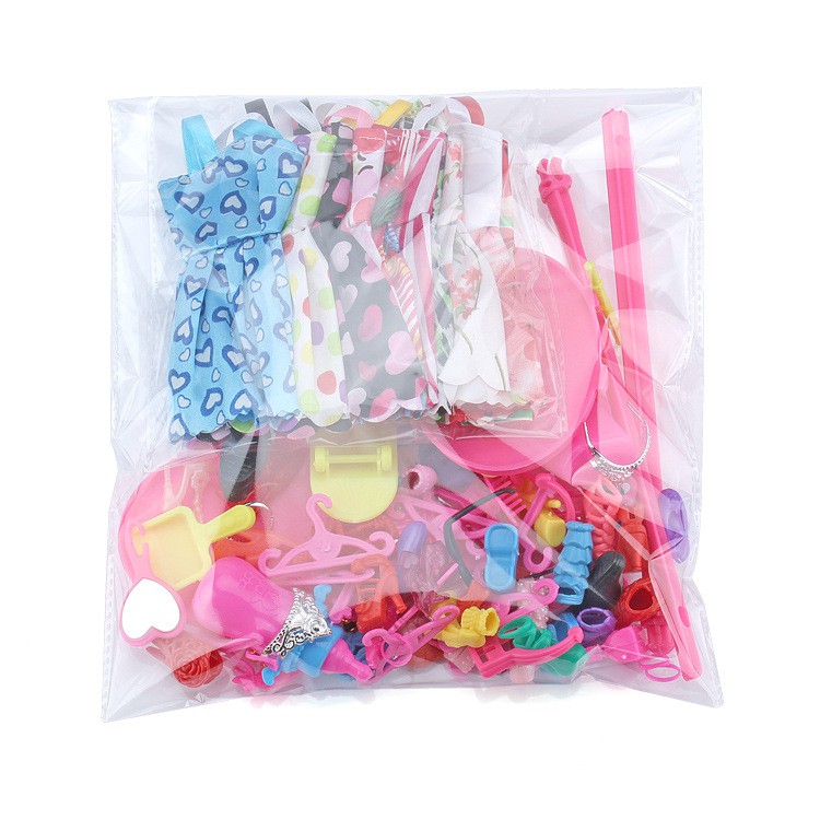 Set 10 Đầm Đồ Chơi Búp Bê Barbie