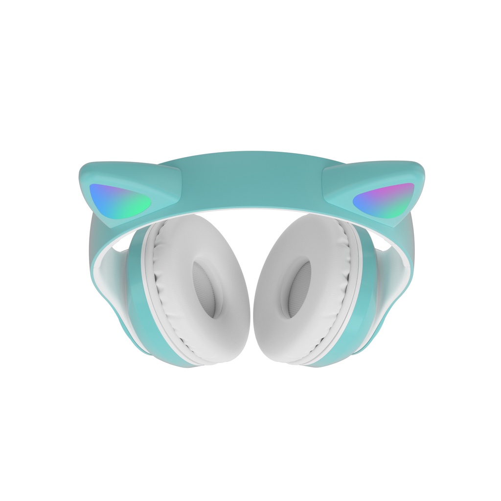 Tai Nghe/Headphone Mèo Bluetooth 5.0 Không Dây Dạ Quang Chất Lượng Âm Thanh Nổi Kiểu Dáng Dễ Thương Hàng Cao Cấp