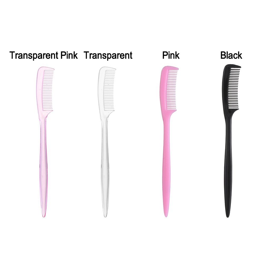 Bộ 1/5 cây lược nhựa 9cm mini 4 màu tùy chọn trong suốt dễ thương chải tóc/chải mày/mi cho búp bê BJD 1/3 1/4 1/6 1/8