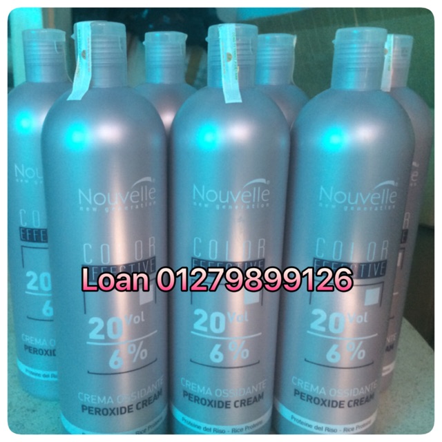 DUNG DỊCH OXY TRỢ NHUỘM NOUVELLE COLOR EFFECTIVE 1000ml