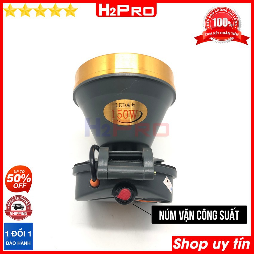 Đèn pin đội đầu siêu sáng NO-1600 H2Pro 150W, pin khủng 10400Mah, sáng 8h-60h, xa tầm 500m, đèn pin đội đầu siêu sáng | BigBuy360 - bigbuy360.vn