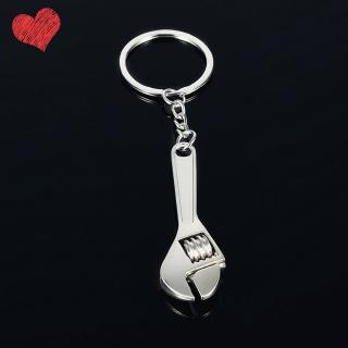 Practical Tool Wrench Monkey Spanner Key Chain Car Metal Keyring