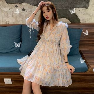 Đầm voan hoa công chúa xinh xắn