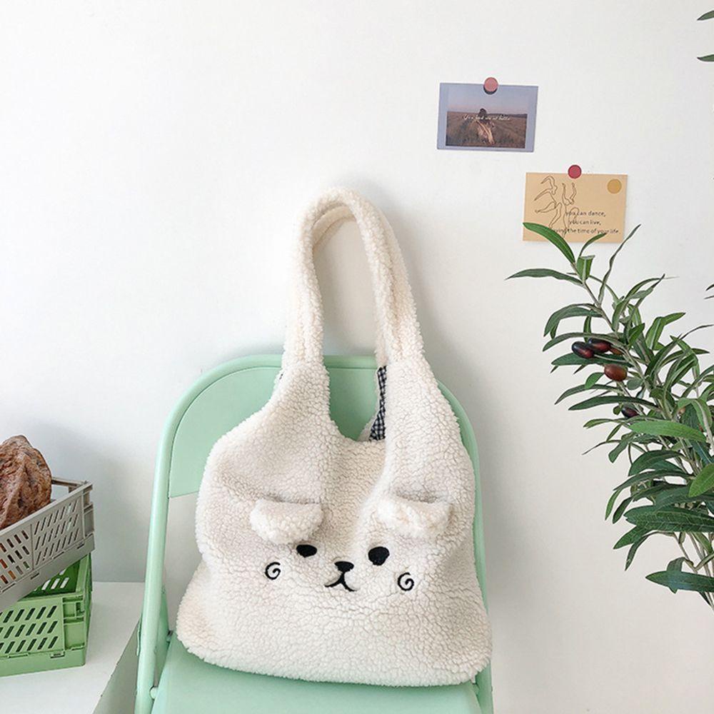 FOREVER Túi Xách Đeo Vai Cỡ Lớn Họa Tiết Gấu Dễ Thương