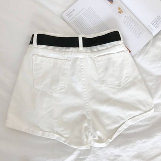 Quần short cạp cao