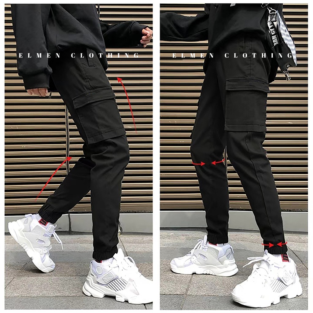 [ ELMEN ] Quần Jogger Túi Hộp - Ảnh tại shop