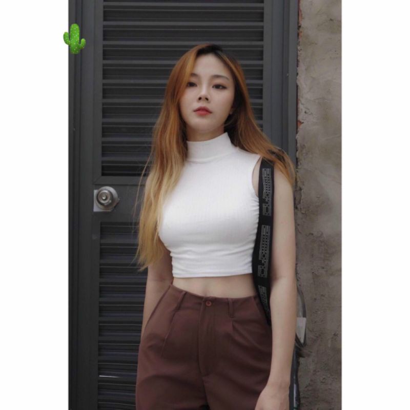 🎀🎀 ÁO BA LỖ CỔ LỌ DÁNG CROPTOP SIÊU ĐẸP CHẤT THUN BORIP MỀM MẠI  CO GIÃN TỐT
