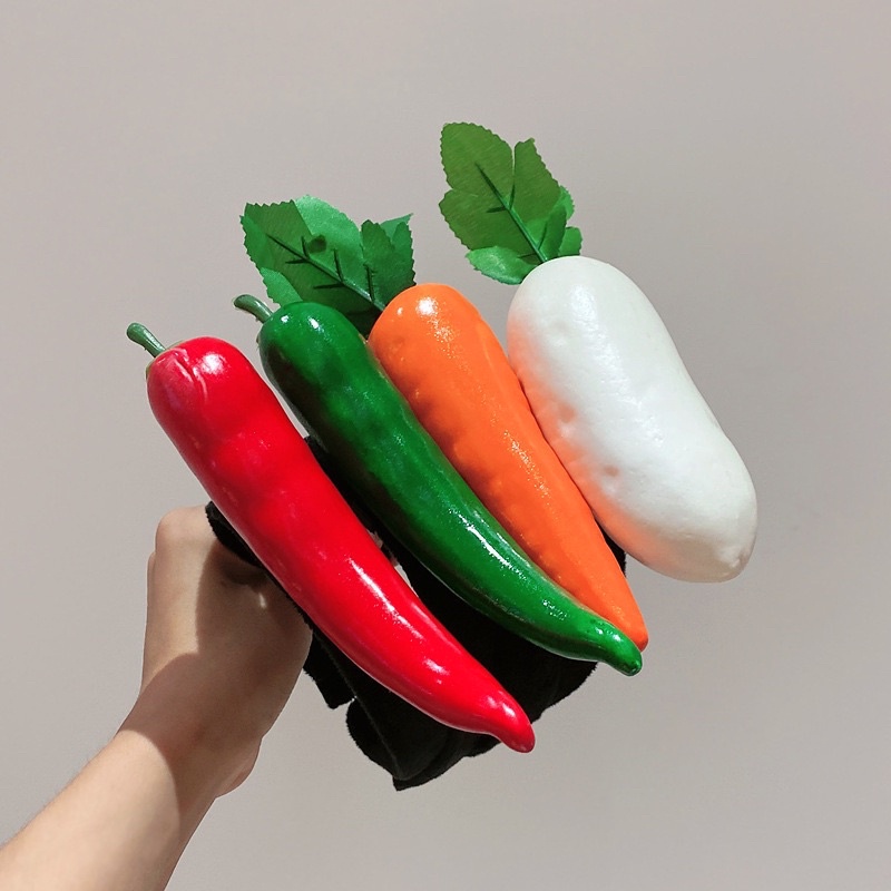 Cài tóc băng đô hoạt hình cây hành cái chảo cute Ulzzang xinh xắn