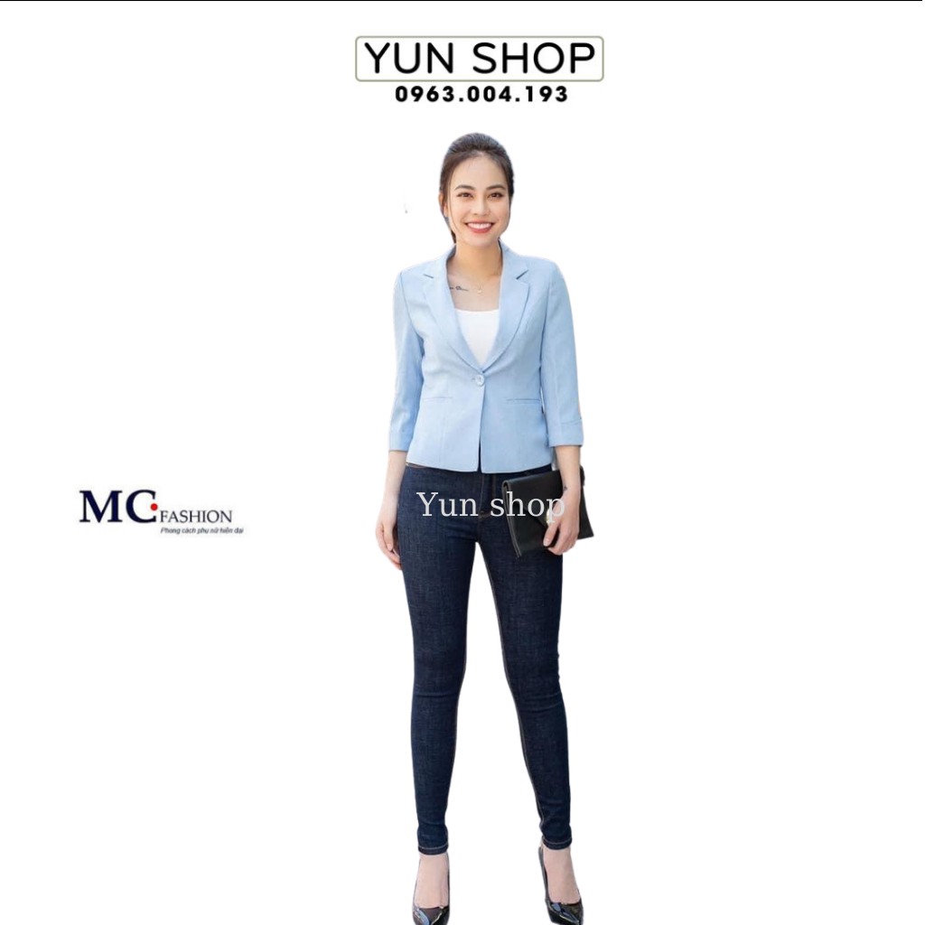 Vest Công Sở trắng, Vest Nữ Công Sở Thời Trang, Áo Blzaer Đẹp Chuẩn Hãng Mc Fashion TA 392