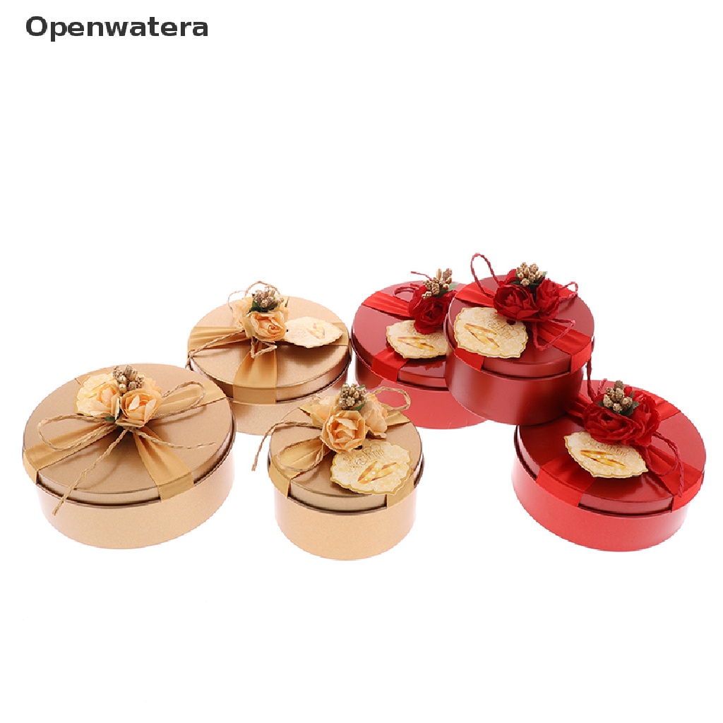 Hộp đựng kẹo/ socola hình tròn thiết kế độc đáo dành cho làm quà tặng