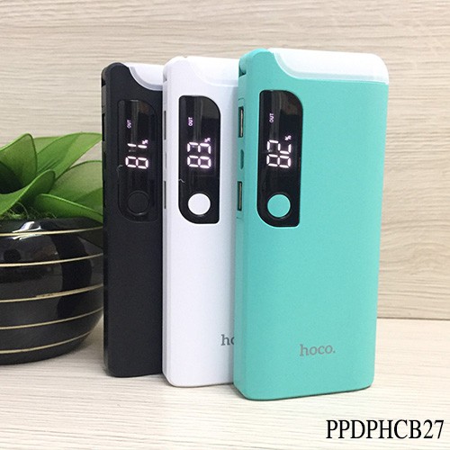 [CHÍNH HÃNG] Sạc Dự Phòng Kiêm Đèn Led Siêu Sáng Hoco B27 15000mAh | BigBuy360 - bigbuy360.vn