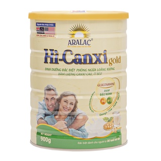 Sữa Aralac Hi-Canxi Gold 900g bổ sung canxi