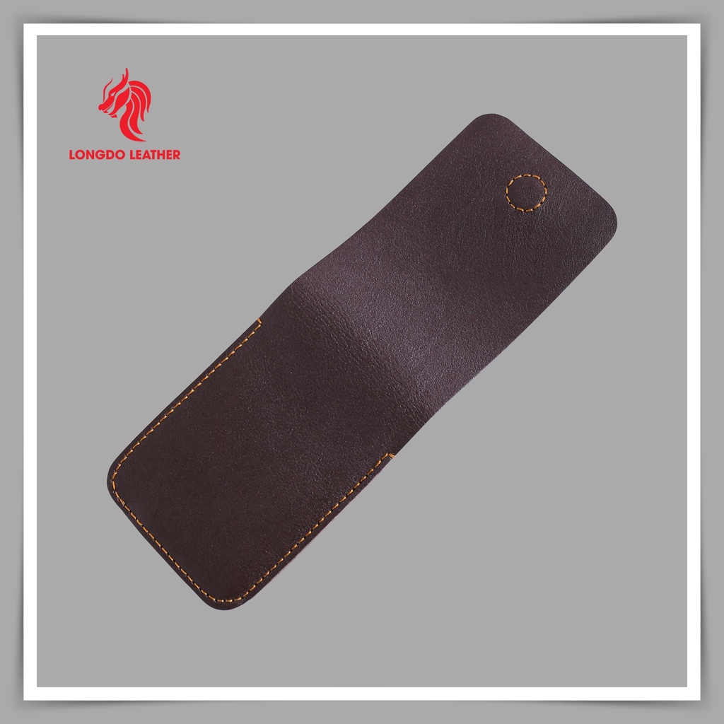 Ví sen 3 giảm giá da bò thật - Bảo hành 5 năm - Hàng chính hãng thương hiệu Longdo Leather