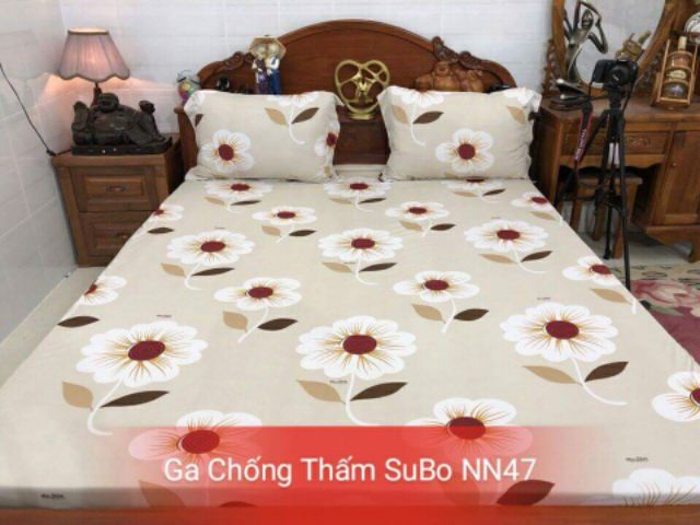 Ga chống thấm subo cao cấp 100% thun cotton phủ nano kháng khuẩn.