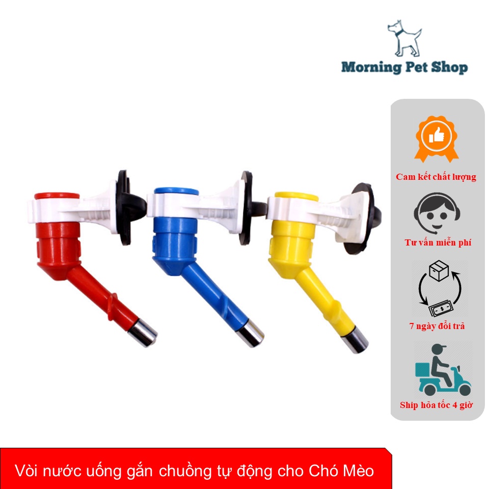 Vòi nước uống gắn chuồng tự động cho Chó Mèo