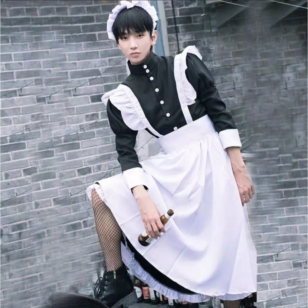 [Sẵn] Maid cosplay - Váy hầu gái Lolita kiểu Nhật đáng yêu [Miu Cosplay]