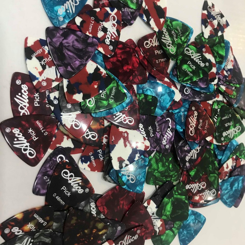 Pick Guitar Nhiều Màu | Phím Gảy Đàn Xà Cừ Cao Cấp