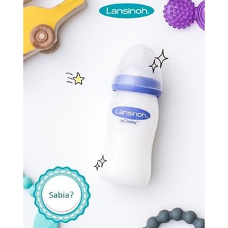 Combo 10 núm ti size M và 16 bình Lansinoh 240ml
