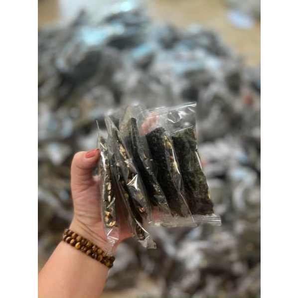 Rong biển kẹp hạt dinh dưỡng, phù hợp ăn vặt eatclean healthy