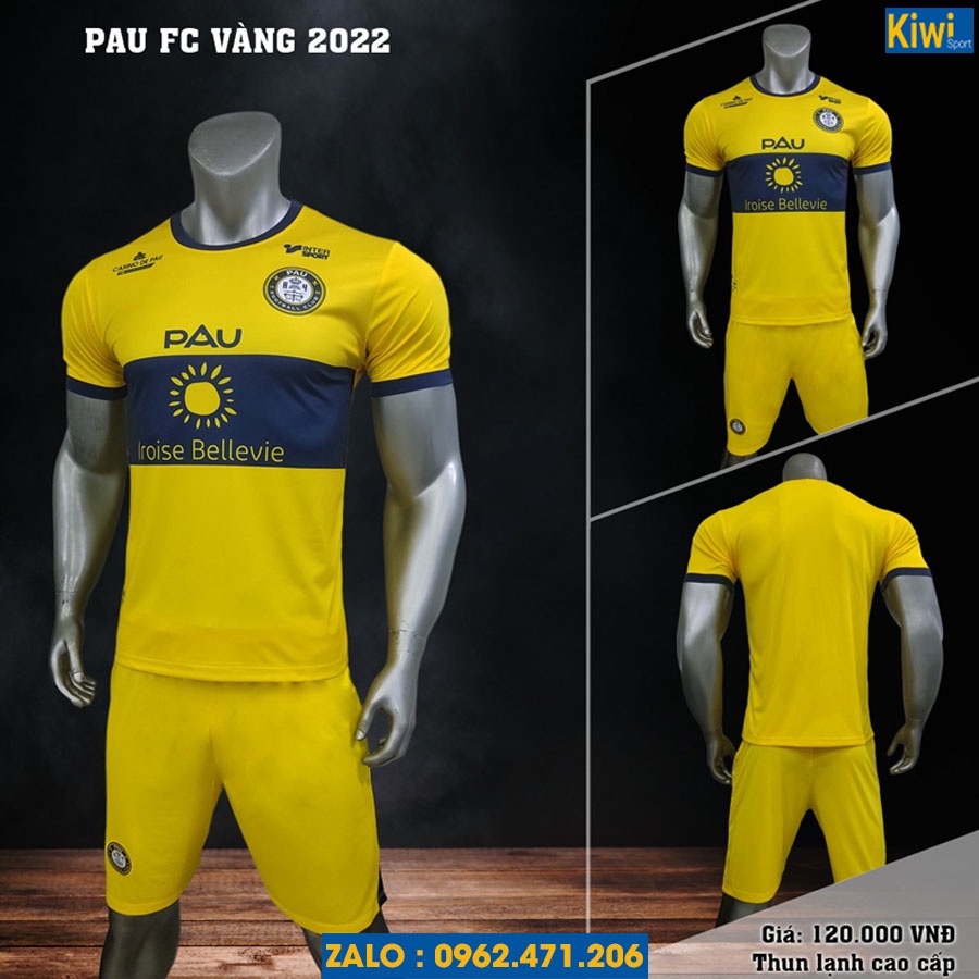 Áo Bóng Đá CLB Pau FC Quang Hải 2022 Siêu Hot, Giá Rẻ, Chất Thun Co Giãn Thoải Mái