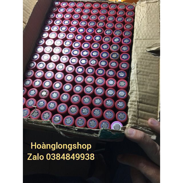 Cell pin 18650 sanyo xám ( 1600mah đến 2000mah ) hàng tháo cell bao sống chưa text