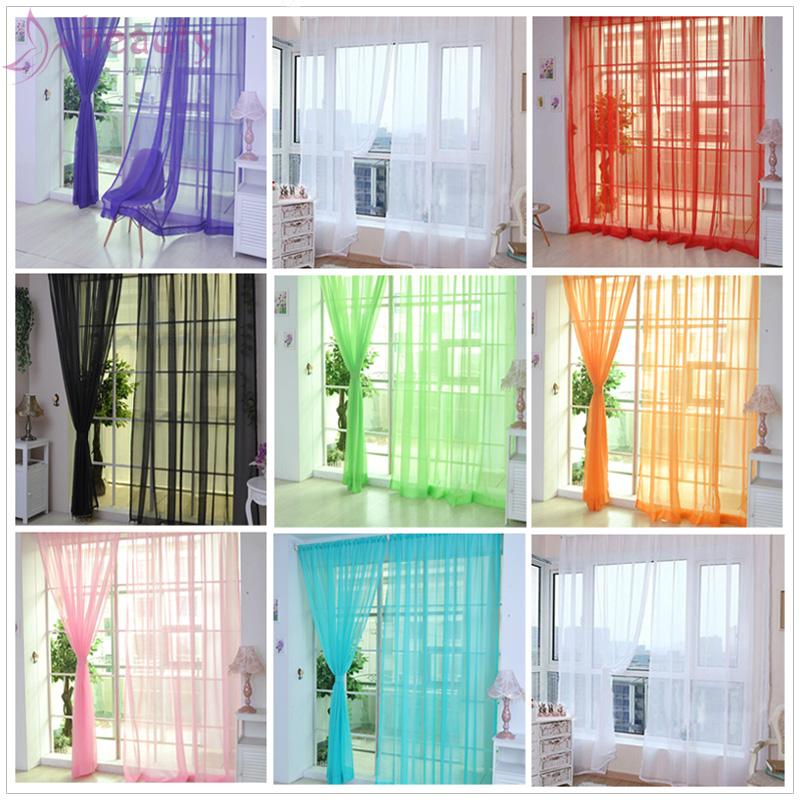 1 rèm cửa sổ Vải Voan Trang Trí Nhà Cửa