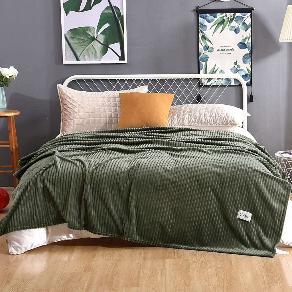 Chăn Nhung tăm loại 1 dày dặn Ghome 2m x 2m3