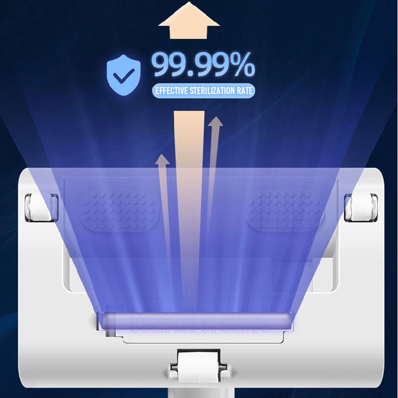JIASHI Máy hút bụi diệt khuẩn khử mùi không dây bằng đèn UV dùng tại nhà/ phòng ngủ/ phòng học/ ký túc xá/ học sinh