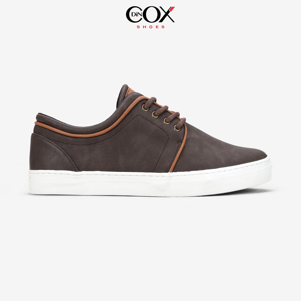 Giày Sneaker Da Nam DINCOX C03 Khí Chất Lịch Thiệp Brown