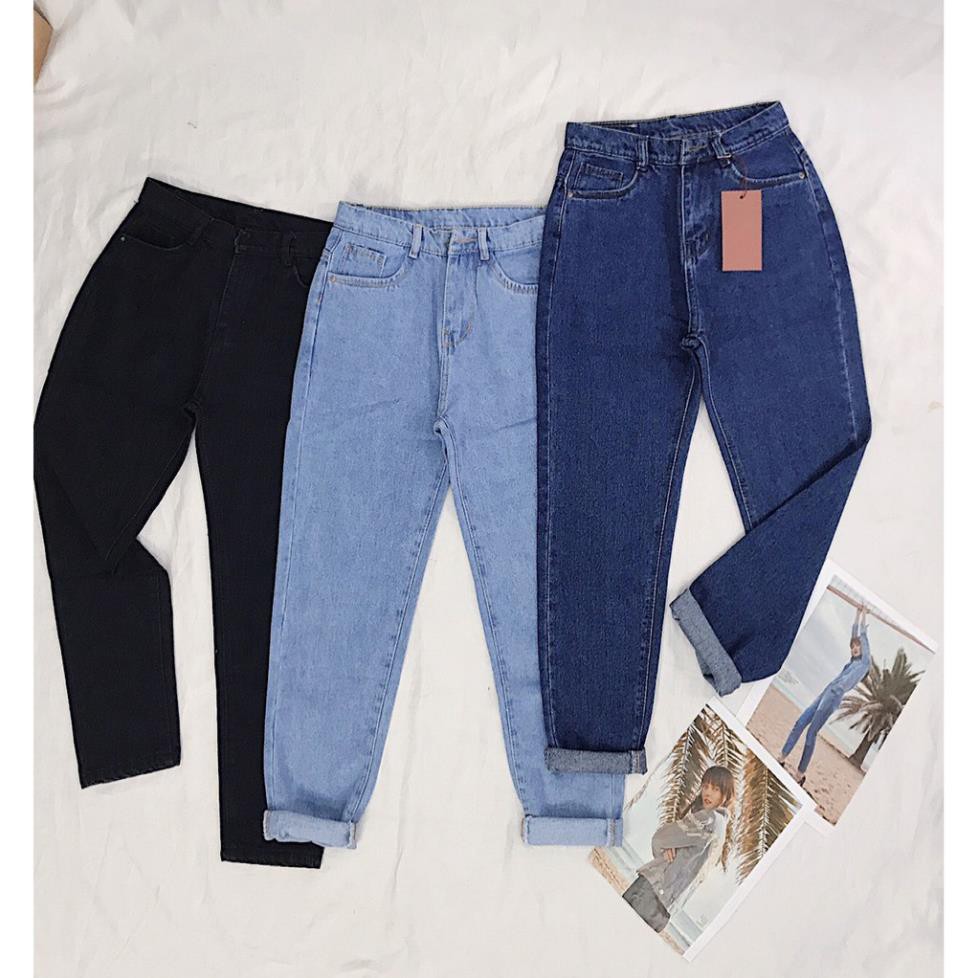 (Bigsize 26-36) Quần Baggy Nam/Nữ, Rách Gối Và Lai U, 3 Màu Xinh Xắn, Lưng Cao Siêu Đẹp 🥇