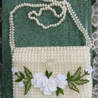 Giỏ xách nữ hạt cườm handmade