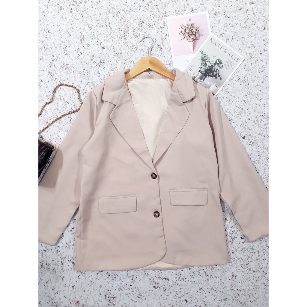 Blazer nữ 2 lớp dày dặn phù hợp nơi công sở, đi chơi, hẹn hò Freesize | BigBuy360 - bigbuy360.vn