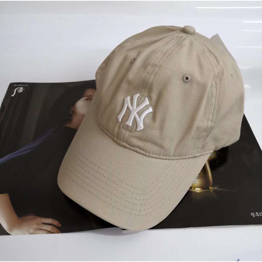 Mũ Lưỡi Trai Tiết Thêu Chữ Thời Trang Cotton Mềm Dễ Phối Trang Phục Phong Cách Hàn Nhật