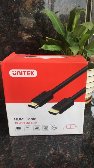 Cáp HDMI Unitek 1080/2K Dây lõi đồng, tín hiệu tốt, hạn chế sét đánh