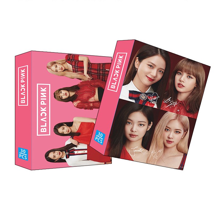 Lomo Blackpink hộp thẻ ảnh nhóm Blackpink