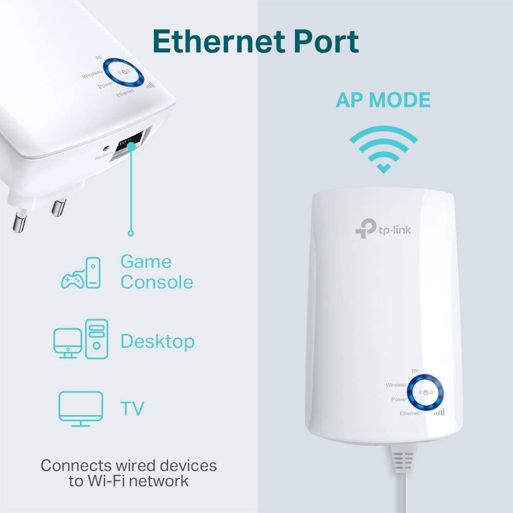 Bộ kích sóng WiFi TPlink TL-WA850RE tốc độ 300Mbps kích sóng siêu khỏe | BigBuy360 - bigbuy360.vn