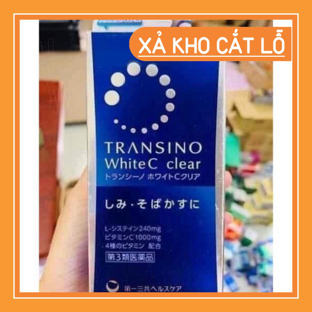 RẺ CHUA TUNG CO TRANSINO XANH 120 Viên - Viên Uống Trị_Nám, Trắng_Da Transino White C Nhật Bản RẺ CHUA TUNG CO