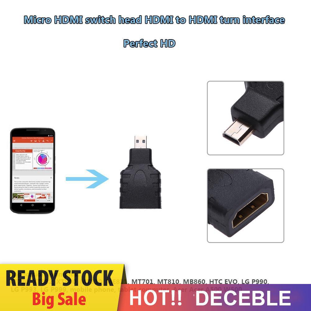 Đầu Chuyển Đổi Cổng Micro Hdmi Sang Cổng Hdmi Chuyên Dụng Cho Android Tv
