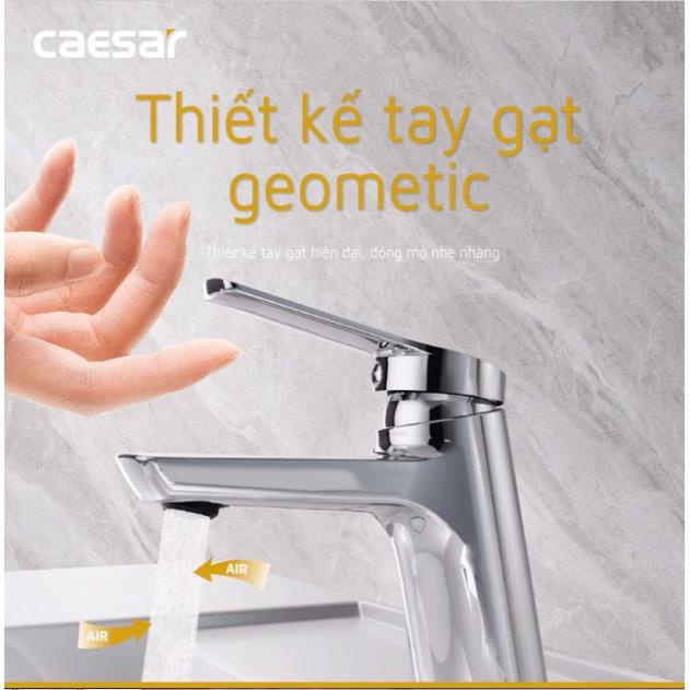Vòi Nóng Lạnh Lavabo CAESAR B200CP - B200CU kèm bộ xả ty hoặc bộ xả nhấn