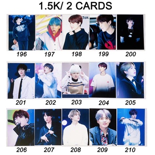 Sale set card SUGA BTS 2